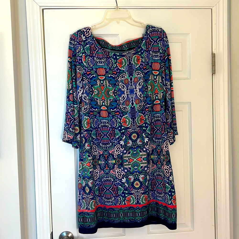 Paisley print dress worn once, like new!